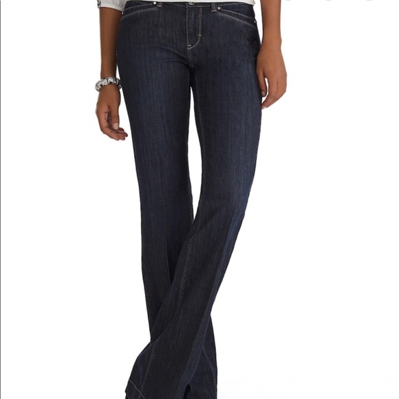 White House Black Market Denim - LIKE NEW WHBM Trouser Jeans 12 Tall Long inseam!